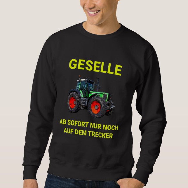Farmers Partner Tractor Graduation Exam Sweatshirt (Front)