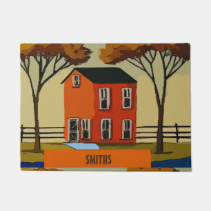 Farmers Style Country House, Personalize Floor Mat