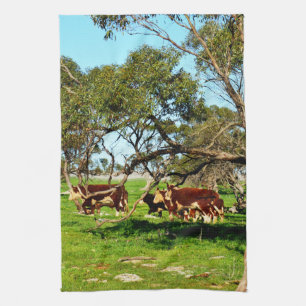 Farmers Take Heed Cows Need Trees, Kitchen Towel