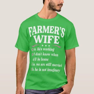 Farmers Wife Checklist T-Shirt