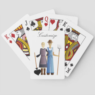 Farmer's Wife Queen of Spades Thunder_Cove Poker Cards