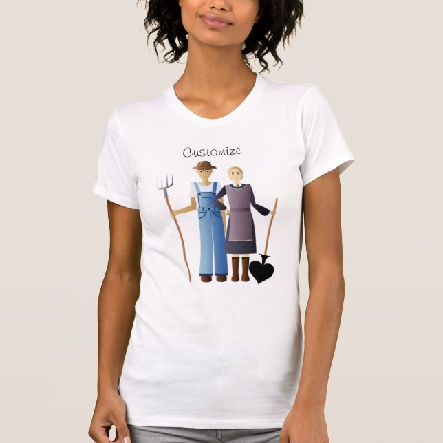 Farmer's Wife Queen of Spades Thunder_Cove T-Shirt (Front)