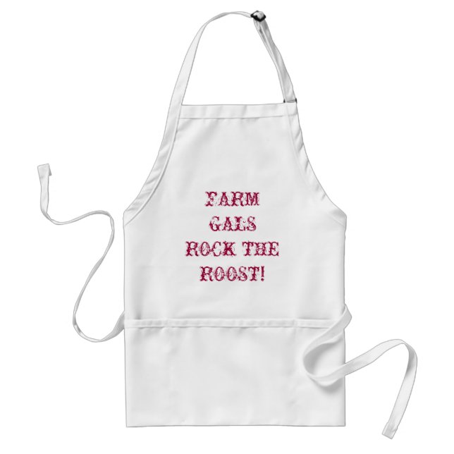 FARMGALS ROCK THE ROOST APRON (Front)