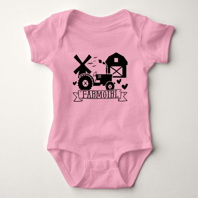 Farmgirl Baby Bodysuit (Front)