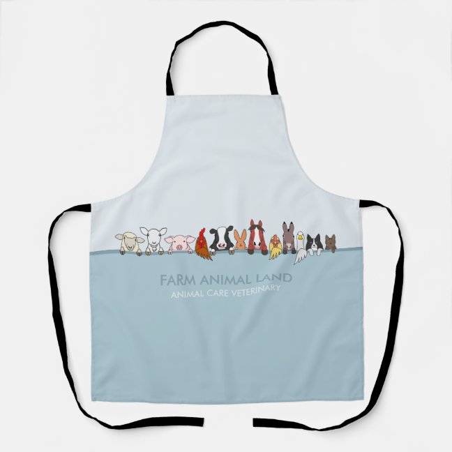 Farmhouse Animal Woodland Apron