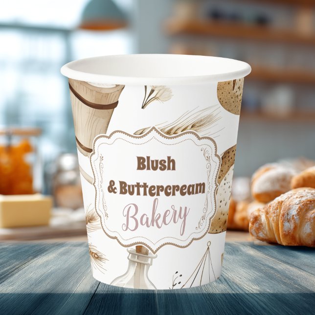 Farmhouse Artisan Bakery Paper Cups (Creator Uploaded)