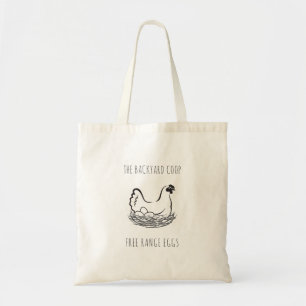 Farmhouse Backyard Chickens Tote Bag