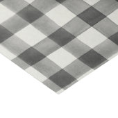 Farmhouse Black & White Buffalo Plaid Tissue Paper (Corner)