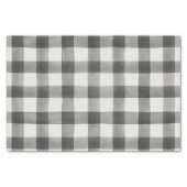 Farmhouse Black & White Buffalo Plaid Tissue Paper (Front)