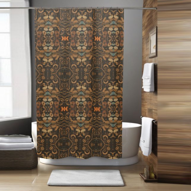 Farmhouse Boho Shower Curtain (Creator Uploaded)