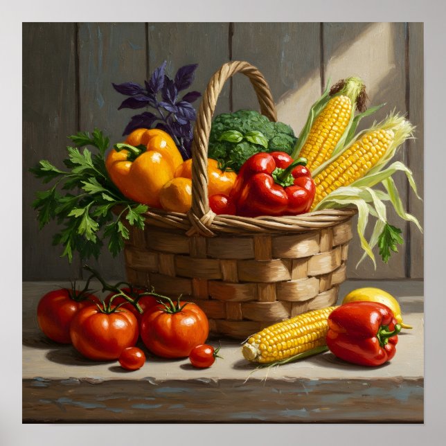 Farmhouse Bounty-Rustic Farmhouse Wall Art (Front)