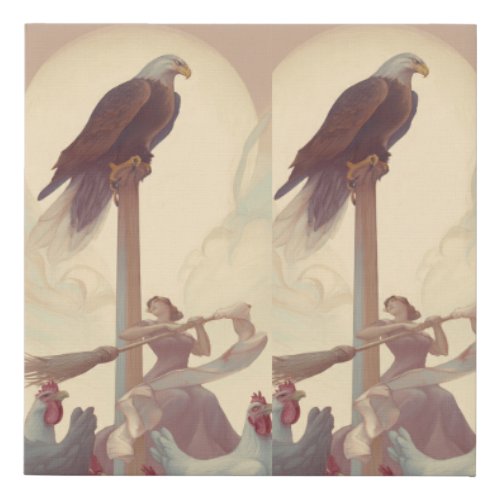 Farmhouse Canvas Wall Art – Golden Hierarchy