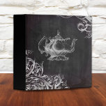 farmhouse chalkboard french country monogrammed 3 ring binder<br><div class="desc">farmhouse chalkboard french country monogrammed home accessories.</div>