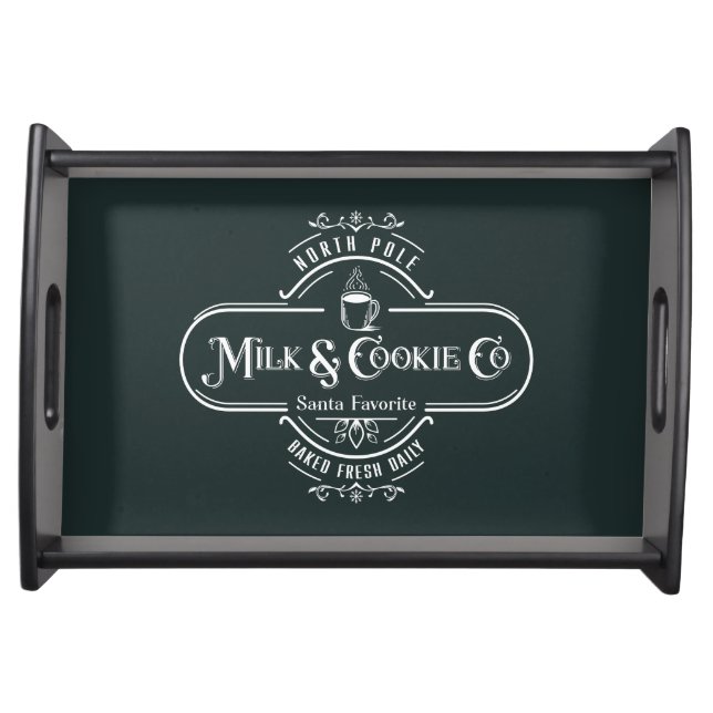 Farmhouse Chic Holiday Serving Tray (Front)