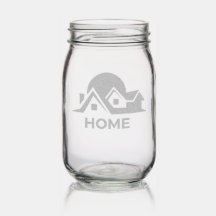 Farmhouse Chic Mason Jar 16oz Design Home**