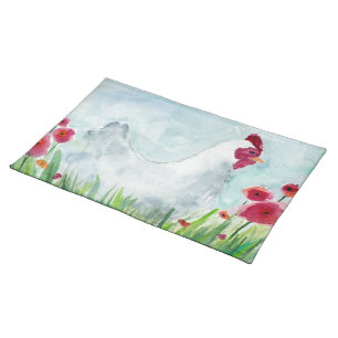 Farmhouse Chicken Cloth Placemat