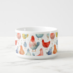 Farmhouse Chickens Bowl