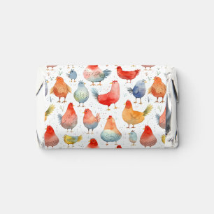 Farmhouse Chickens Hershey's Miniatures