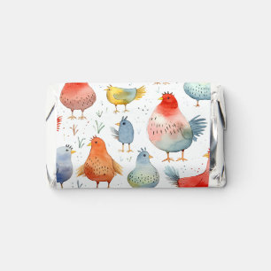 Farmhouse Chickens Hershey's Miniatures