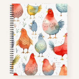 Farmhouse Chickens Notebook