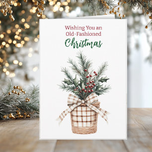 Farmhouse Christmas Coloring Page Inside Card