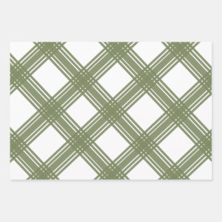 Farmhouse Christmas Soft Green Wrapping Paper Sheets