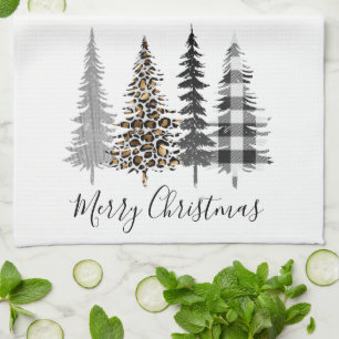 Farmhouse Christmas Tree Kitchen Towel