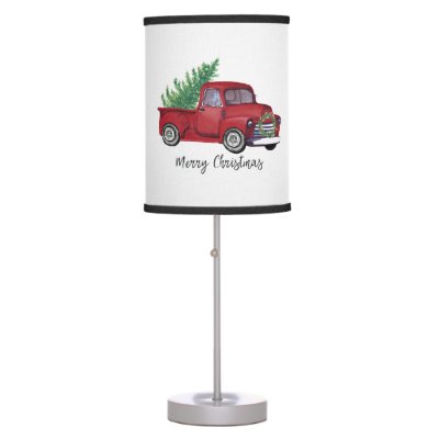 Country Red Buffalo Plaid Lumberjack Table Lamp Zazzle Com Country Red Buffalo Plaid