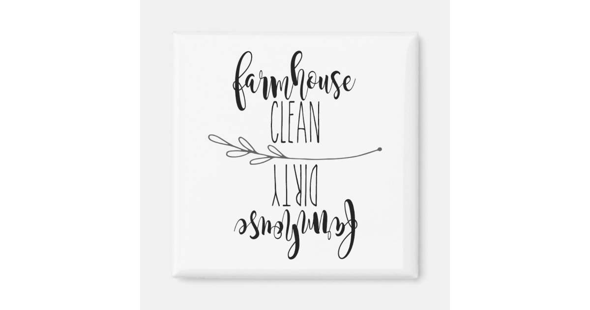 Farmhouse Clean/Dirty Dishwasher Zazzle