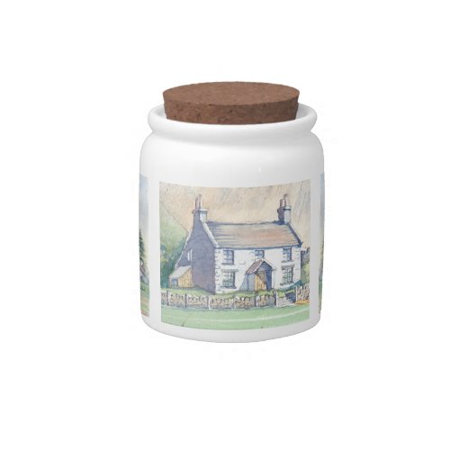Farmhouse Country Cottage Rustic Pretty Candy Jar