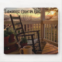 Farmhouse Country Cove Mousepad