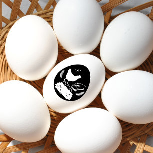 Farmhouse Egg Carton Chicken Farm Fresh Organ Eggs Rubber Stamp