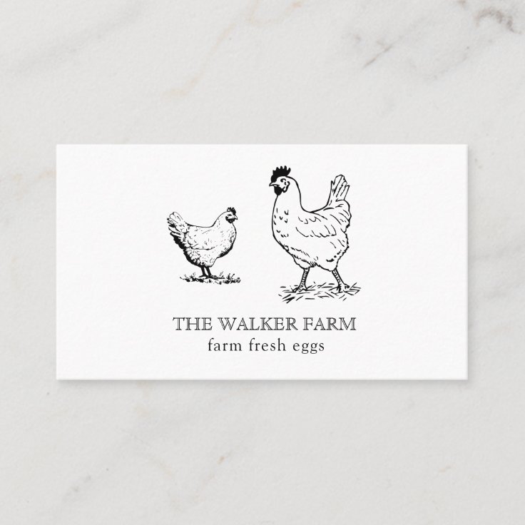 Farmhouse Elegant Business Card 