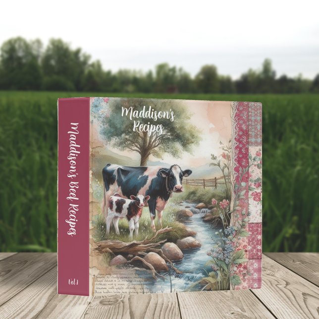 Farmhouse Feast Favs! Custom Recipe 3 Ring Binder (Creator Uploaded)