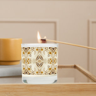Farmhouse Floral Scented Candle