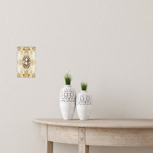 Farmhouse Floral Single Toggle Light Switch Cover