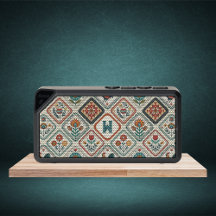 Farmhouse Folk Sage Green and Orange Monogram 