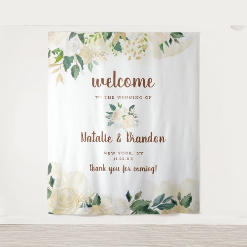 Farmhouse Fresh Rustic Country Wedding Welcome Tapestry Farmhouse Fresh Rustic Country Wedding Welcome Tapestry