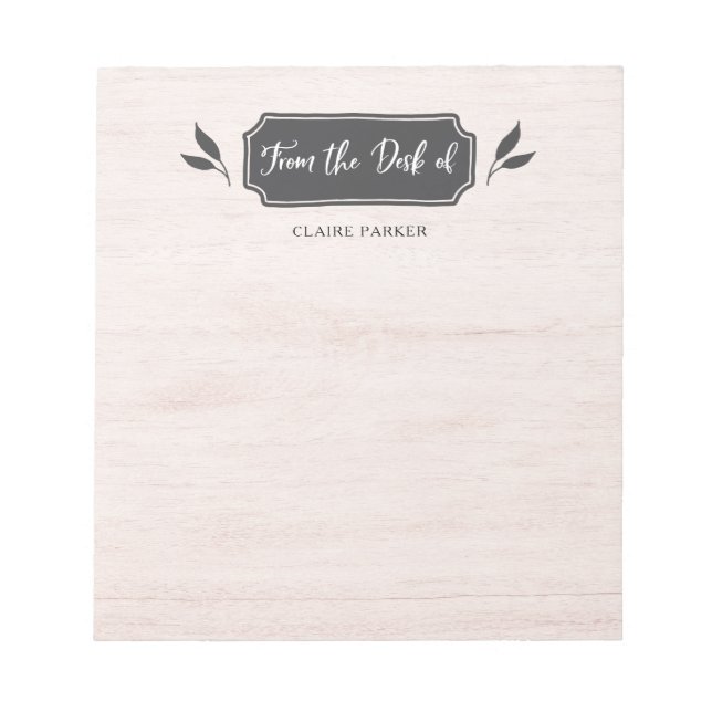 Farmhouse | From the Desk of Notepad (Front)