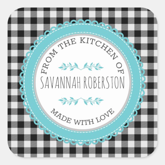 Farmhouse From the kitchen Personalized Sticker (Front)