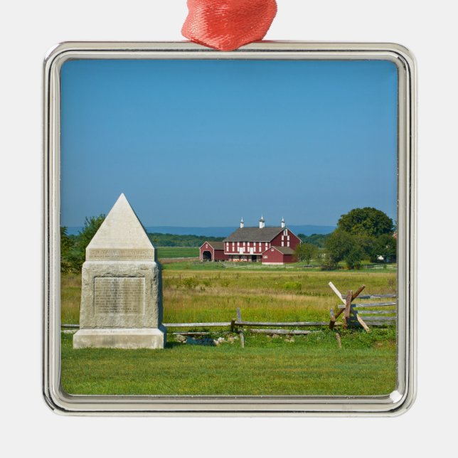 Farmhouse - Gettysburg National Park, PA Metal Ornament (Front)