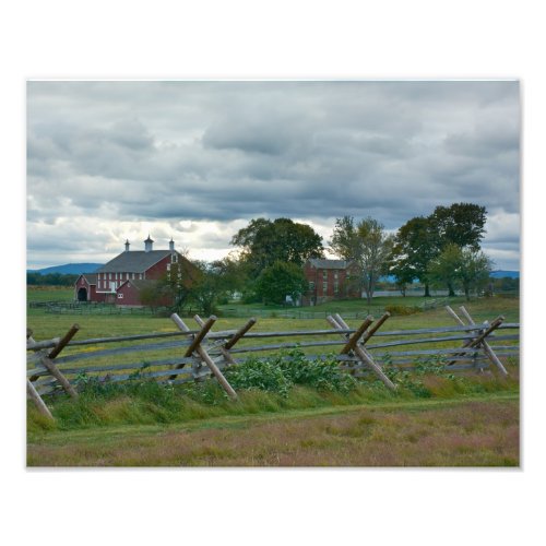 Farmhouse _ Gettysburg National Park _ PA Photo Print