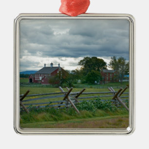 Farmhouse - Gettysburg National Park Pennsylvania Metal Ornament