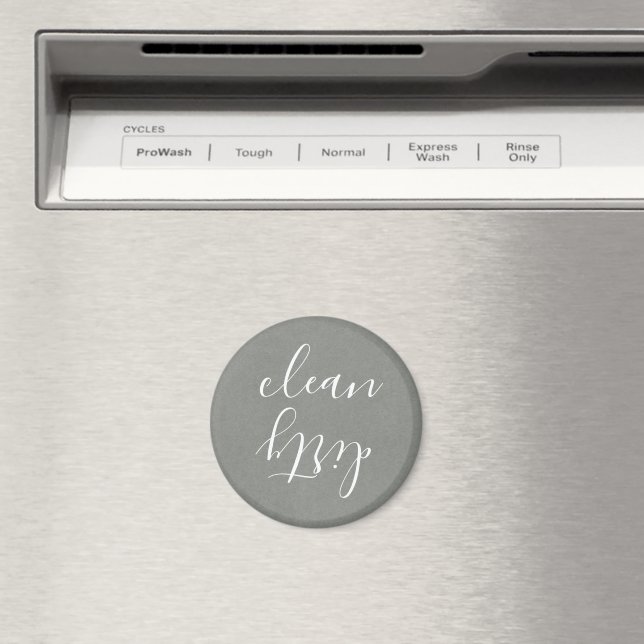 Farmhouse Gray Texture White Dishwasher Magnet (In Situ (Dishwasher))
