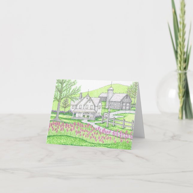 FARMHOUSE GREETING CARD (Front)
