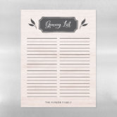 Gluten Free Grocery List Magnetic Dry Erase Sheet