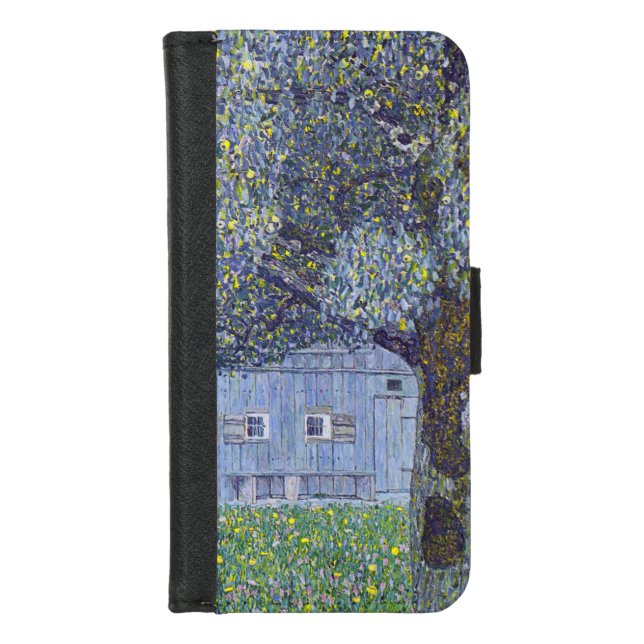 Farmhouse, Gustav Klimt iPhone Wallet Case (Front)
