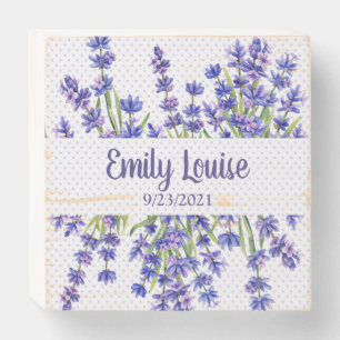 Farmhouse Heather Frame Birthday Signature Wooden Box Sign