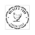 Farmhouse Hen | Personalised Egg Rubber Stamp