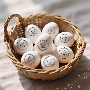 Farmhouse Hen Personalized Egg Stamp